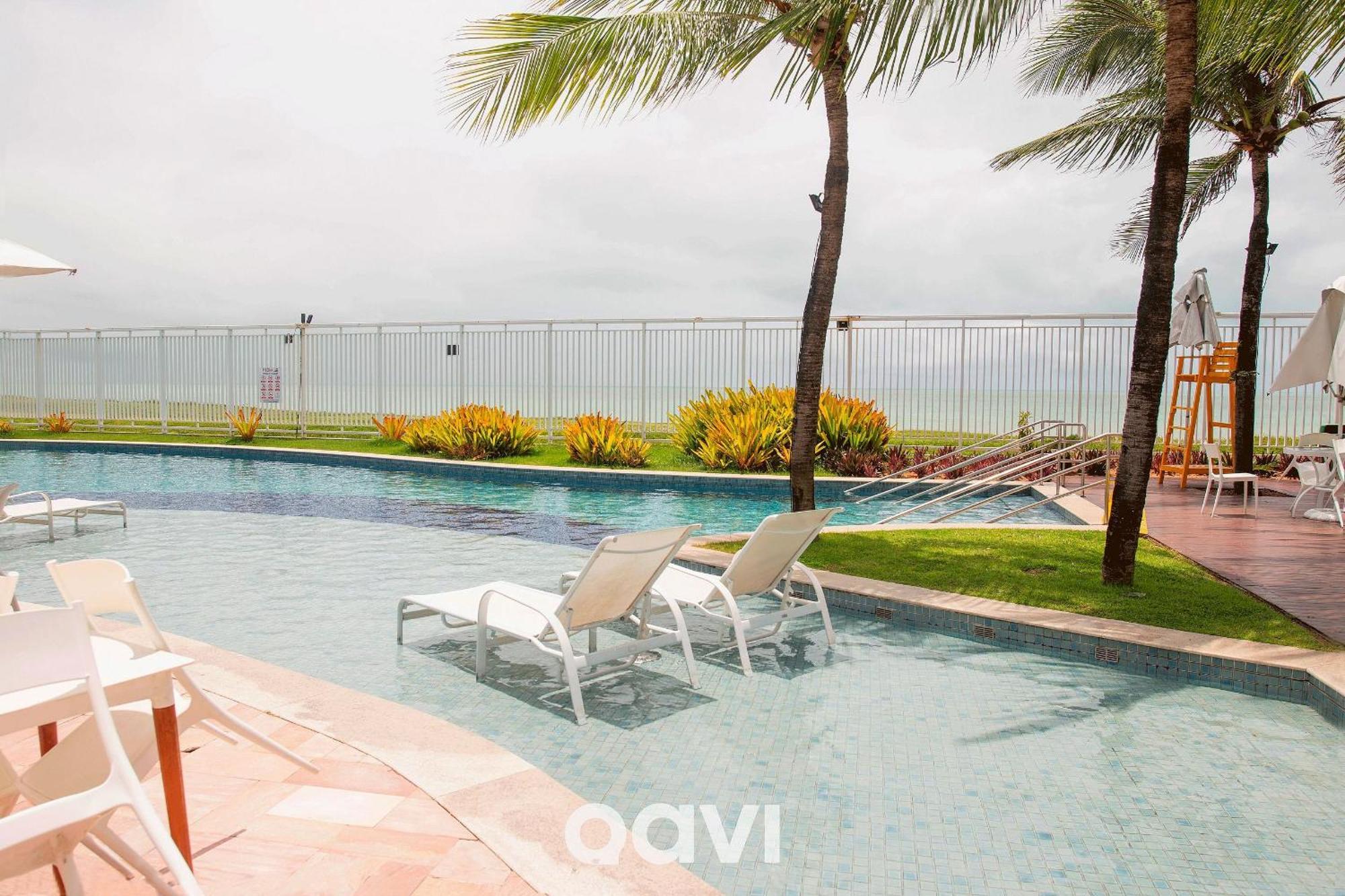 Qavi - Flat Resort Beira Mar Cotovelo #Inmare322 Parnamirim Ngoại thất bức ảnh